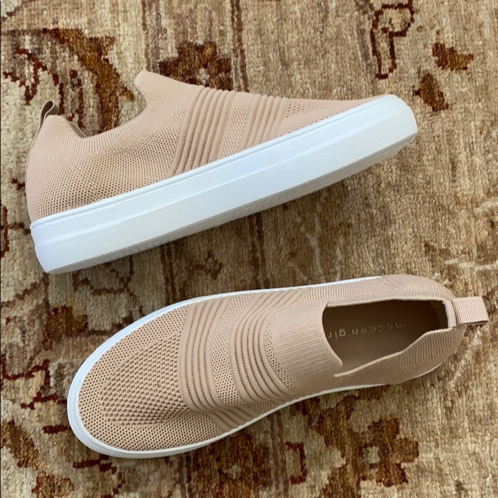 Madden Girl textured slip on sneaker